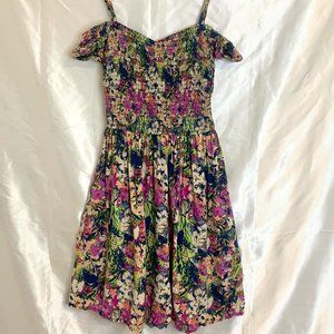 Loose Mini Floral  Spring Dress